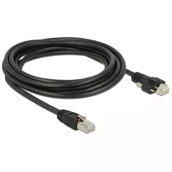 Tinklo kabelis DeLOCK 85669 RJ-45 Cat6 3 m Juodas