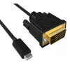 ACT USB Type-C į DVI jungiamasis laidas, 4K/30Hz, 2 m
