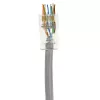 ACT RJ45 (8P/8C) CAT6 easyconnect neekranuota modulinė jungtis apvaliam kabeliui su vientisomis arba daugiagyslėmis gyslomis