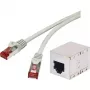 Tinklo kabelis Renkforce RF-3829278 3m Cat6a S/FTP pilka