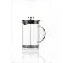 French Press Ritzenhoff & Breker Rio 0.8 L juoda sidabrinė permatoma