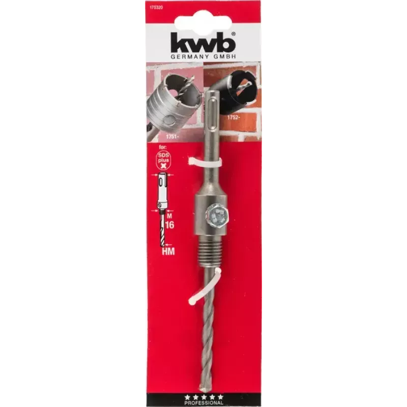 Grąžtas KWB 175320 SDS Plus Sidabrinė 1 vnt.
