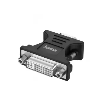 Hama 00200341 jungčių adapteris VGA (D-Sub) į DVI-I juodas