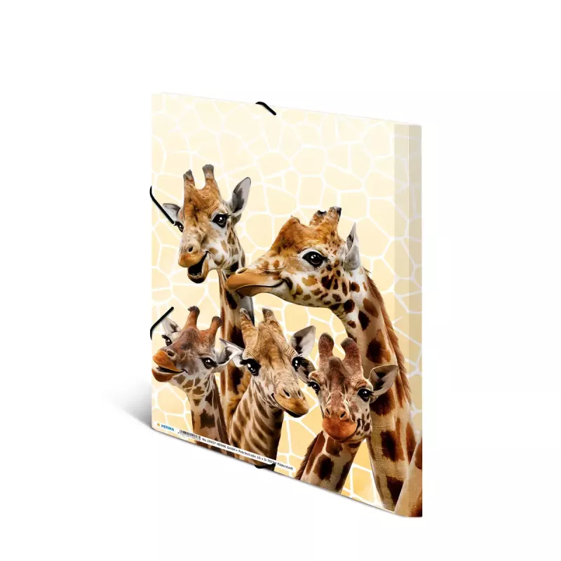 Įprastas dokumentų segtuvas HERMA Giraffe friends Polipropilenas (PP) Įvairiaspalvis A4