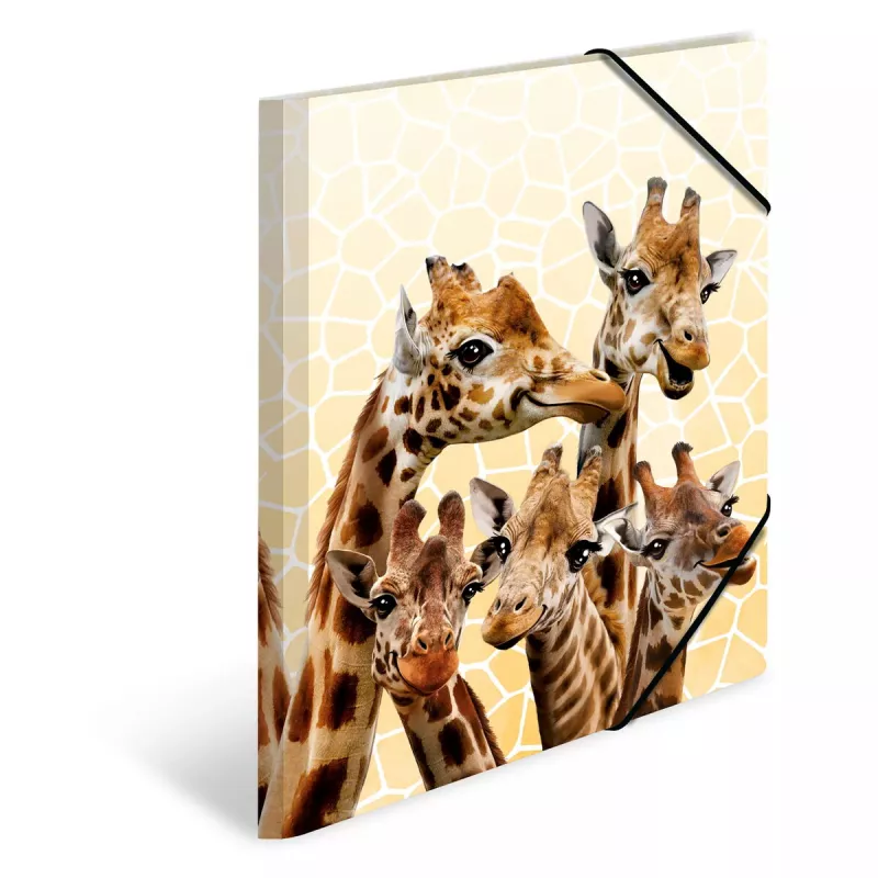 Įprastas dokumentų segtuvas HERMA Giraffe friends Polipropilenas (PP) Įvairiaspalvis A4