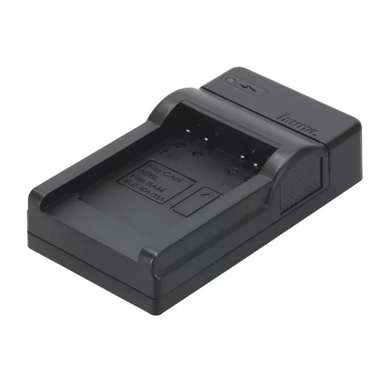 Baterijų įkroviklis Hama Travel USB, skirtas skaitmeninių fotoaparatų baterijoms