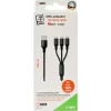 „Lightning“ laidas 2GO 797155 1,5 m juodas USB B USB C Micro-USB B