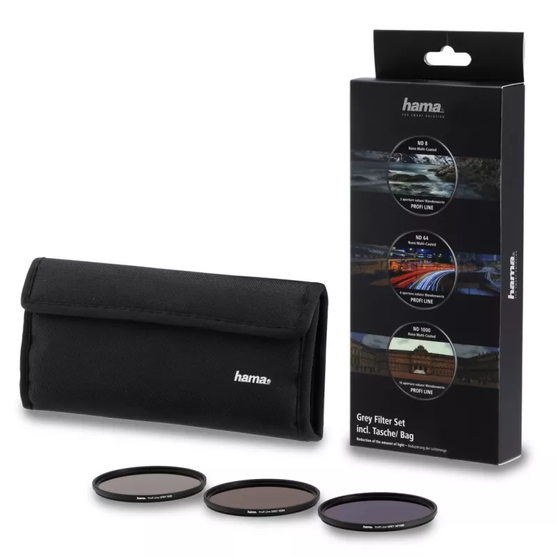 Fotoaparato filtrų rinkinys Hama 00076900 62 mm dvipusė danga juoda