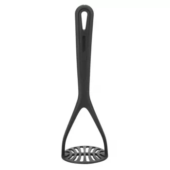 Tradicinė bulvių grūstuvė Westmark Gentle — plastikinė, juoda, 275 mm ilgis, 85 mm gylis/aukštis