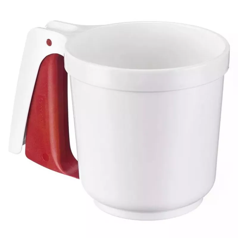 Westmark miltų sijotuvas 32142270, plastikinis, baltas, Ø 10,8 cm, aukštis 110 mm