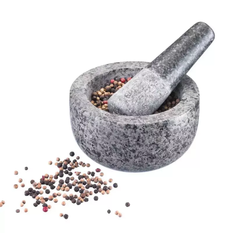 Grūstuvas ir piesta Westmark Granit pilka — Granitas, Ø 13 cm, 131×131 mm