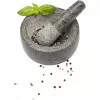 Grūstuvas ir piesta Westmark Granit pilka — Granitas, Ø 13 cm, 131×131 mm