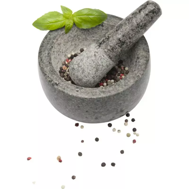 Grūstuvas ir piesta Westmark Granit pilka — Granitas, Ø 13 cm, 131×131 mm