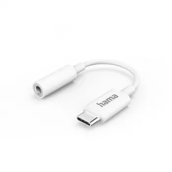Hama 00139540 garso laidas 3,5 mm USB Type-C baltas