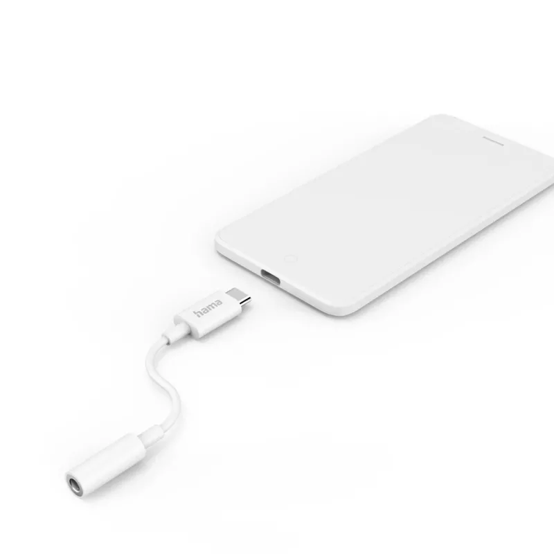 Hama 00139540 garso laidas 3,5 mm USB Type-C baltas