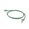 ACT Green 7 metrų LSZH U/FTP CAT6A plonas komutacinis kabelis duomenų centrams su nesikabinamomis RJ45 jungtimis