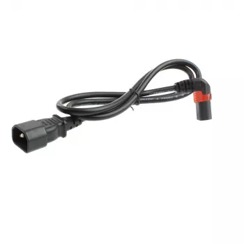 ACT maitinimo laidas C14 - C13 IEC Lock (pasviręs aukštyn) juodas 3 m, PC2051