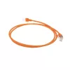ACT oranžinis 10 metrų LSZH U/FTP CAT6A duomenų centro plonas komutacinis kabelis be užsikabinimo su RJ45 jungtimis