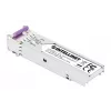 Intellinet Gigabit Fiber WDM Bi-Directional SFP Optical siųstuvas-imtuvas Module 1000Base-BX-U (LC) Single-Mode Port, 80 km (50 mi.), BiDi WDM (RX1550/TX1490), MSA-compliant for Maximum Compatibility, Sidabrinė