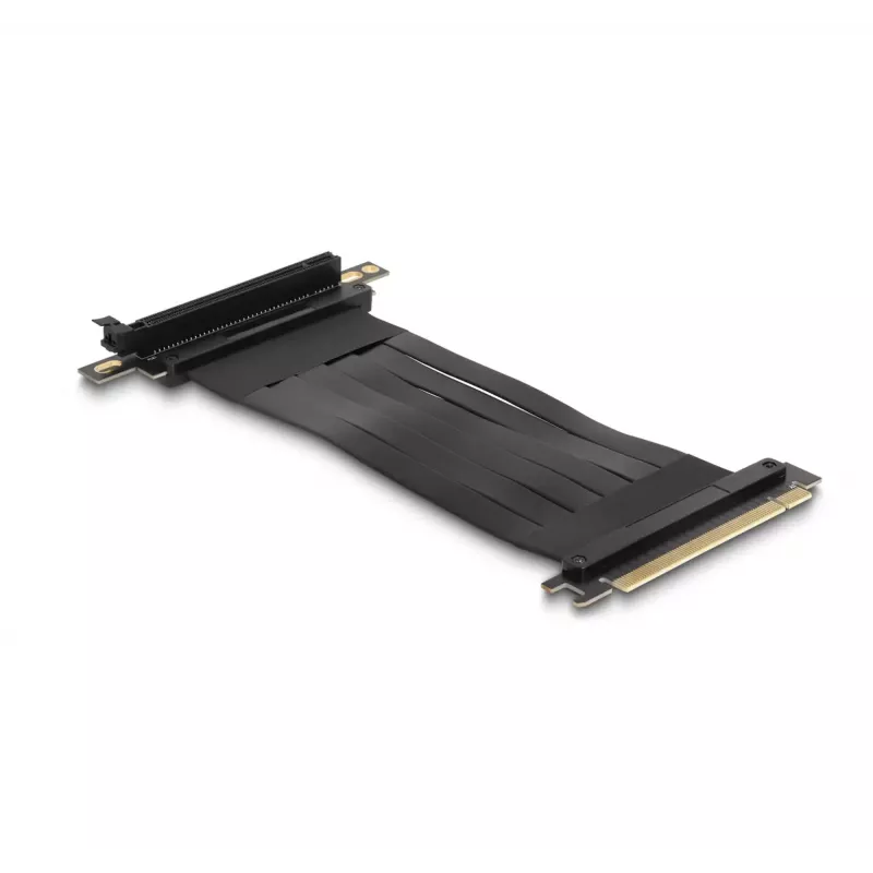 DeLOCK PCI Express x16 (vyriška) į x16 lizdą išplėtimo plokštė, 90° kampinė, su 30 cm kabeliu