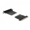 DeLOCK išplėtimo plokštė PCI Express x16 kištukas į x16 lizdą 90° kampu su kabeliu 60 cm
