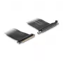 DeLOCK išplėtimo plokštė PCI Express x16 kištukas į x16 lizdą 90° kampu su kabeliu 60 cm