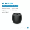 HP Juoda Bluetooth Speaker 360, laidinė ir belaidė, mono nešiojama kolonėlė, juoda, cilindro formos, mygtukai, universali