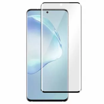 Grūdinto stiklo ekrano apsauga SWISSTEN 3D Full Glue, skirta Samsung Galaxy S20 Ultra — visiška apsauga, juoda