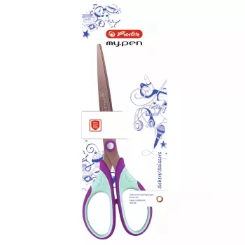 Vienas rašiklis Herlitz my.pen tiesus Cut Mint Colour Purple