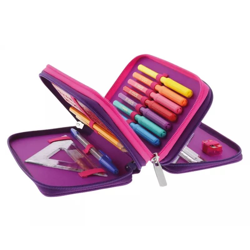 Herlitz TriCase Dip Dye 31 vnt. Rožinė Violetinė Poliesteris 190x115x70 mm