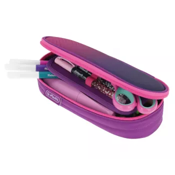 Penalas Herlitz Dip Dye Soft poliesteris rožinė violetinė 215x95x60mm