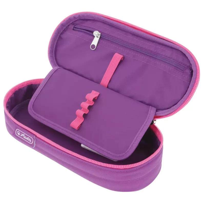 Penalas Herlitz Dip Dye Soft poliesteris rožinė violetinė 215x95x60mm