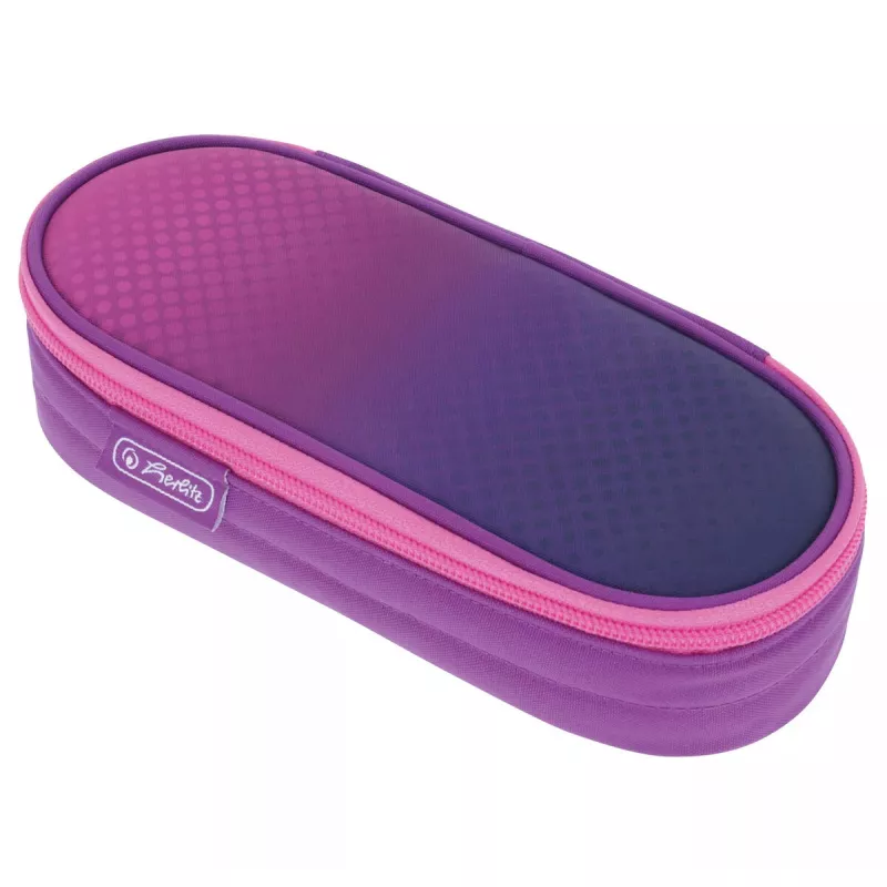 Penalas Herlitz Dip Dye Soft poliesteris rožinė violetinė 215x95x60mm