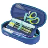 Herlitz Dip Dye minkštas penalas, poliesteris, mėlynas/turkio spalvos, 215x95x60 mm