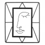 Vienas paveikslėlio rėmelis Hama Amazing Flint Rectangular 00035099
