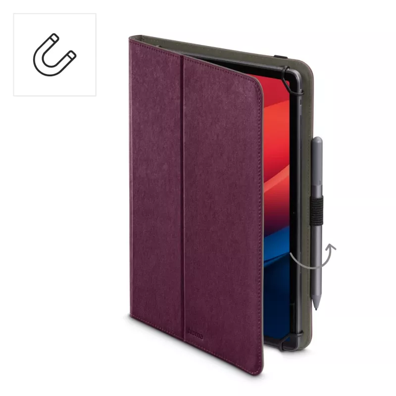 Hama 00227072 planšetės dėklas 27,9 cm (11 colių) Folio Bordo