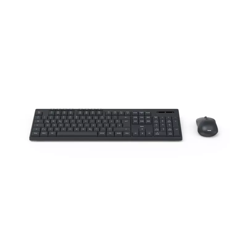 Hama WKM-200 klaviatūra Pridedama pelė Namams/Biurui RF belaidė QWERTZ vokiečių Juoda
