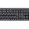 Hama WKM-200 klaviatūra Pridedama pelė Namams/Biurui RF belaidė QWERTZ vokiečių Juoda