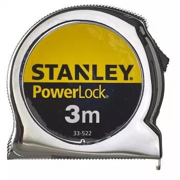 Matavimo juosta STANLEY Micro PowerLock Metric - kompaktiška įtraukiama matavimo juosta, metrinės padalos