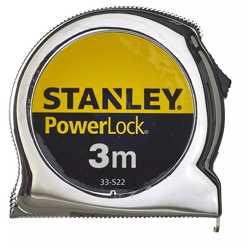 Matavimo juosta STANLEY Micro PowerLock Metric - kompaktiška įtraukiama matavimo juosta, metrinės padalos