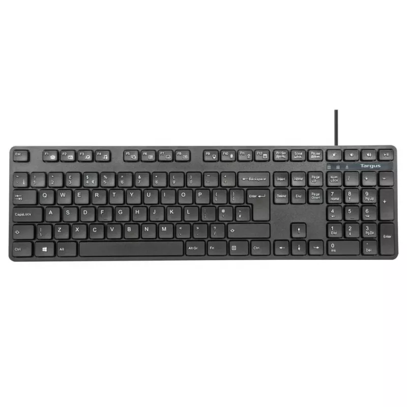 Targus AKM622UK klaviatūra Pelė komplekte Universalus USB QWERTY UK anglų Juoda