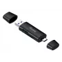 Equip 245462 kortelių skaitytuvas USB 3.2 Gen 1 (3.1 Gen 1) Type-A/Type-C Juodas