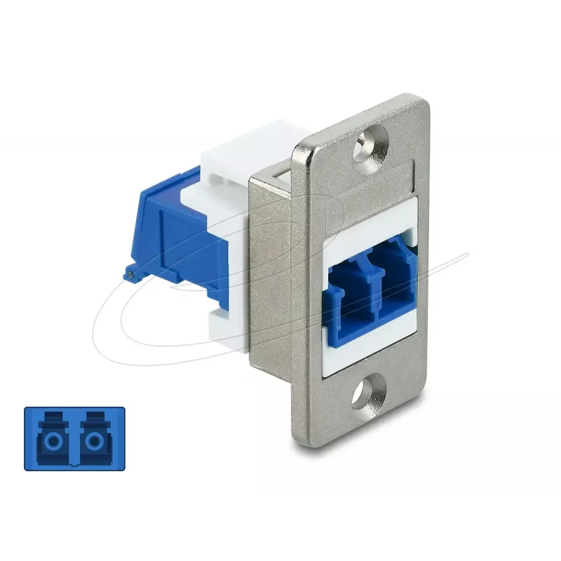 Keystone modulis DELOCK 91096, plokščia konstrukcija, RJ45 suderinamas įdėklas