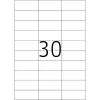 Etiketės HERMA Premium A4 70x29,7 mm 3000 vnt.