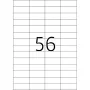 HERMA Premium etiketės A4 52,5x21,2 mm baltas popierius matinis 11200 vnt.