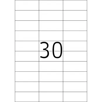 Etiketės HERMA Premium A4 70x29,7 mm baltas popierius matinės 6000 vnt.