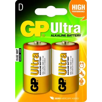 Vienkartinė baterija GP Batteries Ultra Alkaline D