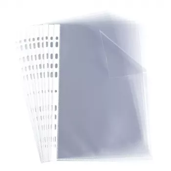 ELBA perforuotas įdėklas, A4, PP, 0,06 mm, skaidrus, atviras viršus, euro perforacija, 230 x 307 mm (M970506)