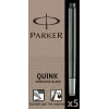 Parker Cartus juoda 5 vnt.