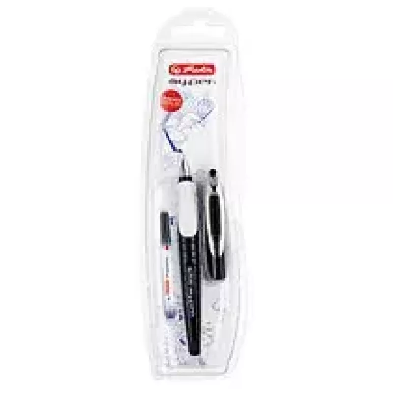 Plunksninis rašiklis Herlitz 10999746 Juoda Balta